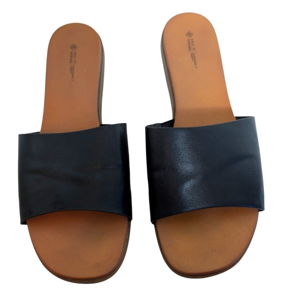 2/$30...Size 8.5 Call It Spring Women Black Sandal